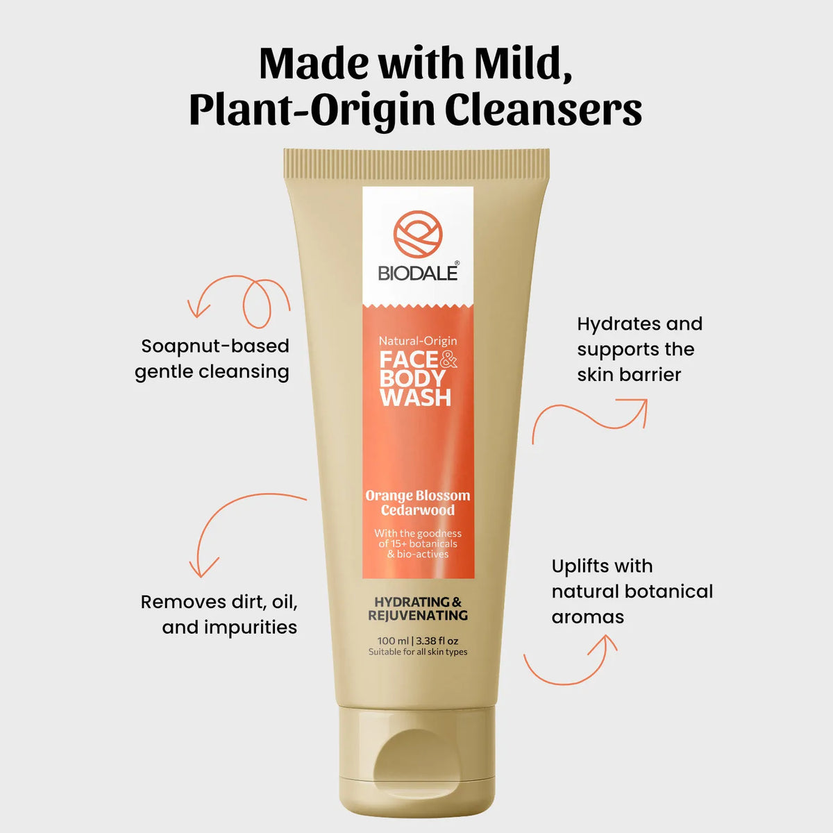 Natural-Origin Herbal Face & Body Wash