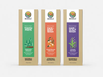 Biodale Daily Essentials Combo (Toothpaste + Facewash + Hairwash)