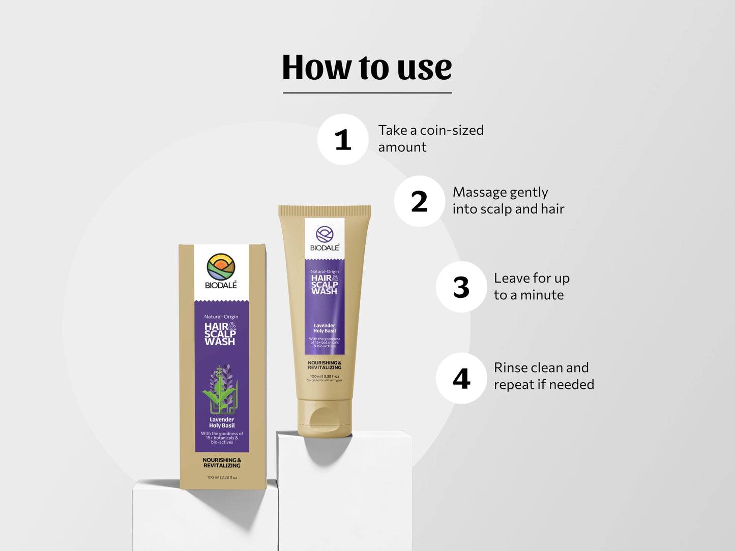 Lavender Holy Basil Hair & Scalp Wash