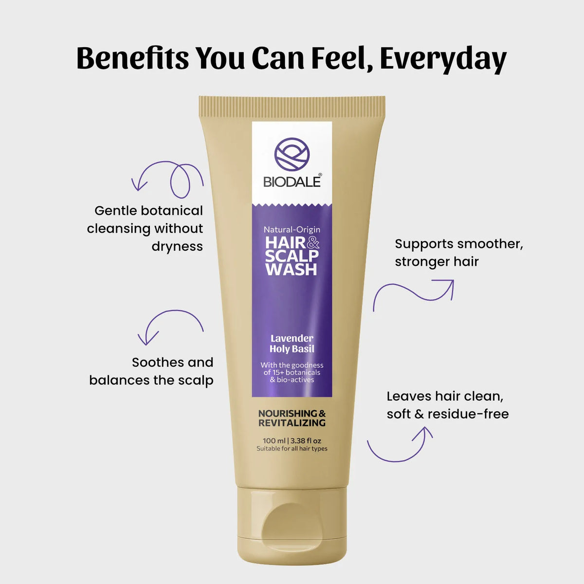Natural-Origin Herbal Hair & Scalp Wash